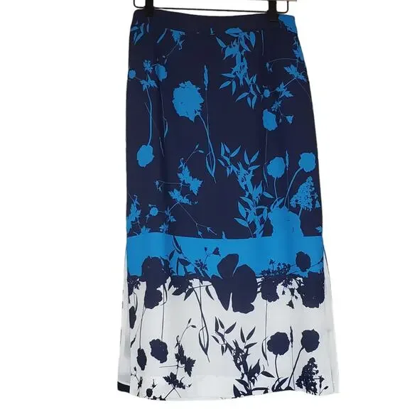 Ted Baker Selaah Bluebell‎ Floral Print Midi Skirt Ted1Womens 4